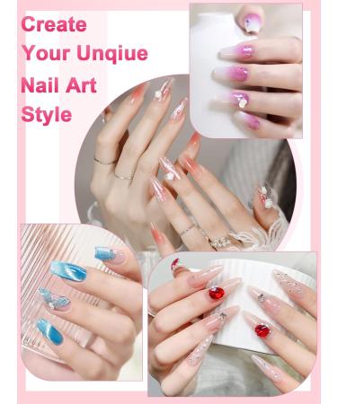 Acrylic Nail Kit with Drill and Lamp: 3 Colors 30G Acrylic Powder Nail Set - 36 Colored Glitter Powder Nail Art Tools Extension Kits Full Set for Beginners - Buy Online on SooperMarket.com