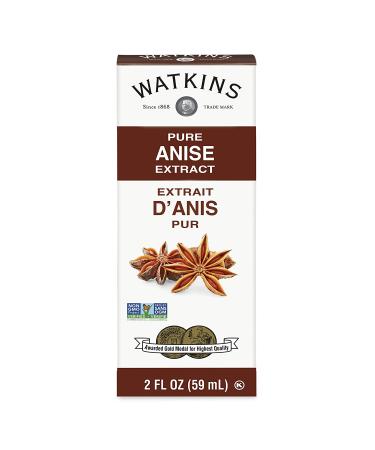 Watkins Anise Extract 2 oz - Non-GMO & Kosher | 1-Pack 2 Fl Oz Bottle - Buy Online on SooperMarket.com