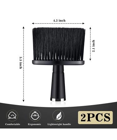 2-Piece Hair Cutting & Face Cleaning Brush Set for Barber and Home Use - Buy Online on SooperMarket.com