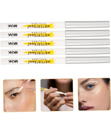 Healeved 20 Pcs White Lying Silkworm Pen Pencil Eyeshadow Stick White Eye Pencil Eye Shadow Pen Abs - Buy Online on SooperMarket.com