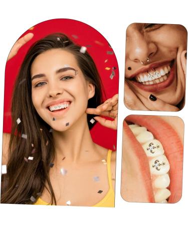 PACKOVE Tooth Gems Kit 15 Pcs Retro Retro Decor Cosplay Grill Teeth Grills Crystal Stone European and American - Buy Online on SooperMarket.com