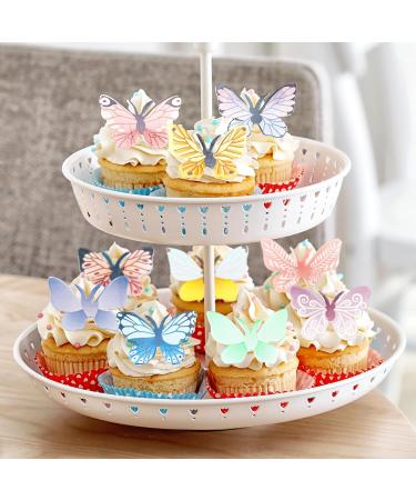 Shop Alegre Edible Butterflies 72 Decorative Cake & Muffin Toppers for Birthdays & Weddings - Buy Online on SooperMarket.com