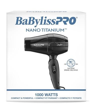 BaBylissPRO Nano Titanium Bambino Compact Dryer - Professional Hair Dryer (Pack of 1) - Buy Online on SooperMarket.com