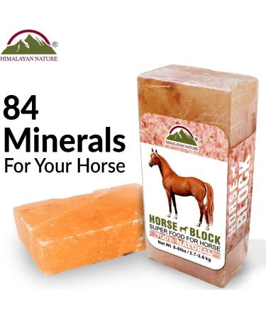 Himalayan Nature Licking Salt for Horses - 2 Pack Pink | Natural Mineral Supplement - Buy Online on SooperMarket.com