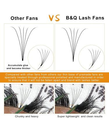 Buy 5D-C-0.07-11mm Short Stem Eyelash Extensions | Soft Volume Fans | International Shipping - Buy Online on SooperMarket.com