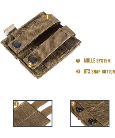 OneTigris MOLLE Tactical Pistol Magazine Pouch | M1911/92F/GLOCK | Reusable Brown Packaging - Shop Internationally! - Buy Online on SooperMarket.com
