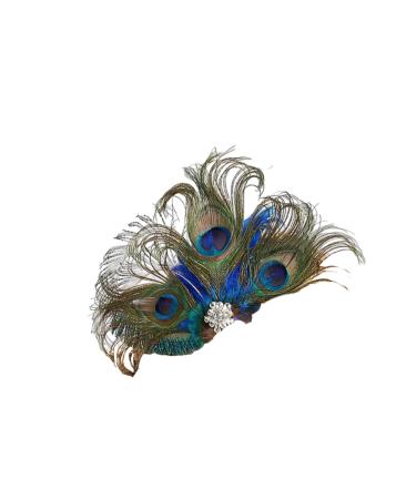 BEALIFE Oriental Style Flower Hair Comb High-end Texture Realistic Appearance Exquisite Craft Metal Leaf Hair Combs Wedding Dark Green