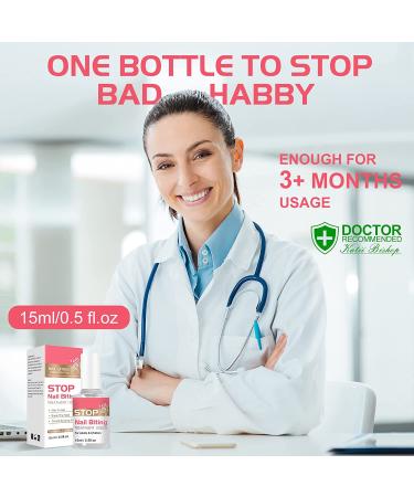 Stop Thumb Sucking & Nail Biting - Child-Friendly Nail Polish Treatment | Bitter Taste | Safe & Effective | Easy Application - 15ML - Buy Online on SooperMarket.com