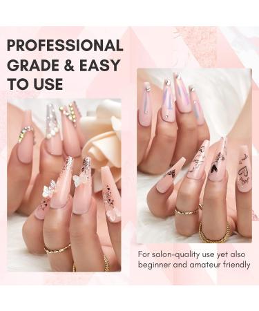 Makartt Poly Nail Gel 50ml Nude Extend Gel for Nails Trending Builder Nail Gel Stylish French Press Nail Extension Gel Manicure Fall Hard Gel for Nails Pink - Buy Online on SooperMarket.com