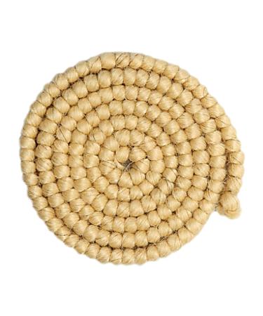 Grimas Wollklepp 1m light blonde 02 braided colored sheep wool for creating beards chops eyebrows body hair and more