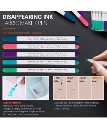 Rustark 32 Pcs Tailoring Marker Set - Fabric Marker Chalk, Disappearing Ink Pen, Sewing Marking Pencil for Quilting, Sewing, Dressmaking - Buy Online on SooperMarket.com