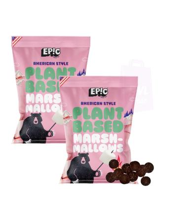 Epic American Style Gluten Free Vegan Marshmallows with Dairy Free Chocolate Buttons - Perfect for Barbeque Bonfire Roast Toastin' & Smores