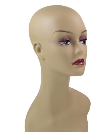 High-Quality Deco Head Wig Stand - Natural Complexion PQ5 for Easy Styling | International Shipping - Buy Online on SooperMarket.com