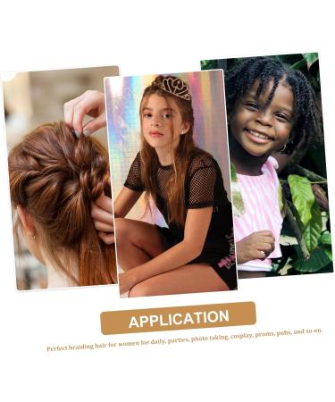 BCOATH Ponytail Beads and Dreadlocks Cosplay Hair Accessory Braided Ponytail Bow Braid Wig Women Braided Hair Extensions Colored Hair Extensions for To Weave Headband Child Chemical Fiber - Buy Online on SooperMarket.com