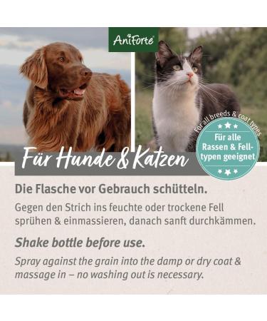 Aniforte Fellharmonie Nursing Spray Sensitive 200ml | Gentle Fur Care for Dogs & Cats | De-Grime & Combing Aid - Buy Online on SooperMarket.com