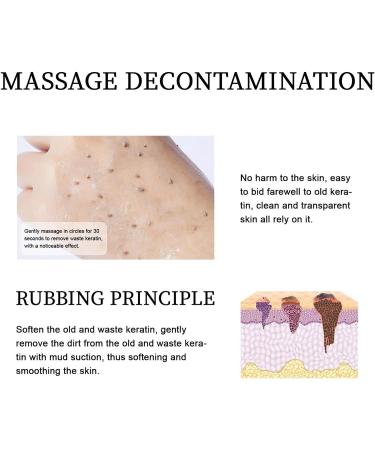 Mud Rub Gel Rose Mud Run Scrub Cream 50ml Body Exfoliator Scrub Mud Rub Gel for Skin Mud Rubbing Artifact Gel Mud Rub Cleansing Gel for Moisturizing and Deep Cleansing Cypreason - Buy Online on SooperMarket.com