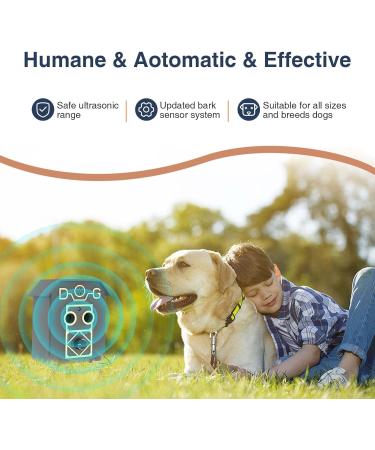 Antibell for Dogs - Ultrasound Anti-Barking Device with 3 Frequency Levels | Safe Training Collar for Small & Large Dogs | 50ft Range | Indoor & Outdoor Use - Buy Online on SooperMarket.com