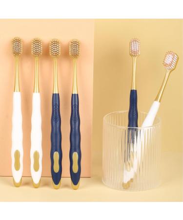 Rissunkv Soft Toothbrush Six-Pack | Extra Soft Bristles for Gum Health | Ultra-Like Wide Head Design for Adults | International Shipping Available - Buy Online on SooperMarket.com