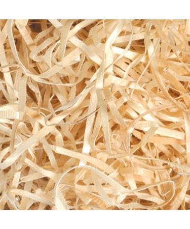 1 kg Wood Wool Packaging Material - Ideal for Hamper Filling or Pet Bedding
