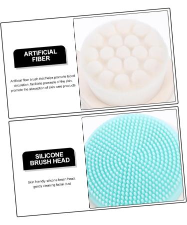 Manual Face Brush - Deep Cleansing Tool for Skin Care | Pore Cleaner & Face Washing Brush with Holder - Buy Online on SooperMarket.com