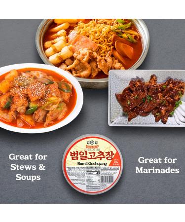 Bumil Korean Sauce Set - Gochujang, Ssamjang, Soybean Paste 8.81 Oz x3 | Fermented Korean Spicy Chili Paste for Meat, Bulgogi, Bibimbap, Stew, Soup, Dipping Sauce & More - Buy Online on SooperMarket.com