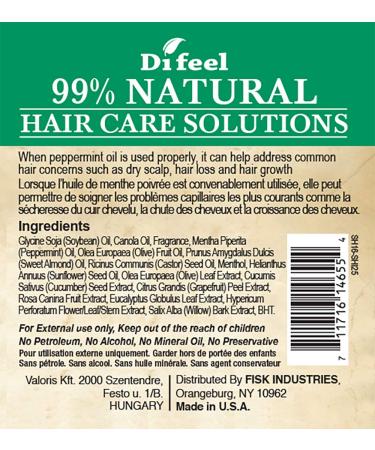 Difeel 99% Natural Therapeutic Hair Care - Max Shine 2.5 oz | Best International Shipping - Buy Online on SooperMarket.com