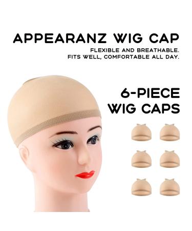 Appearanz Women's Wig Caps for Lace Front Wigs - Pack of 6 (Beige) - Buy Online on SooperMarket.com