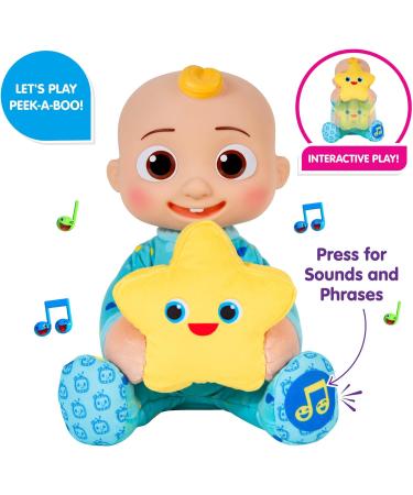 CoComelon Peek-A-Boo JJ Plush Toy - 10 Features with Song Phrases and Sounds - Amazon Exclusive - Ideal for Preschoolers and Kids - Buy Online on SooperMarket.com