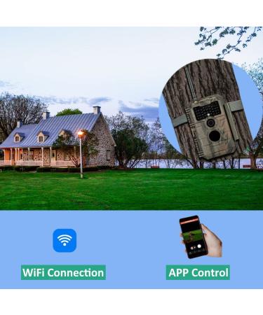GardePro E6 Trail Camera - 24MP WiFi Game Camera with No Glow Night Vision - Buy Online on SooperMarket.com
