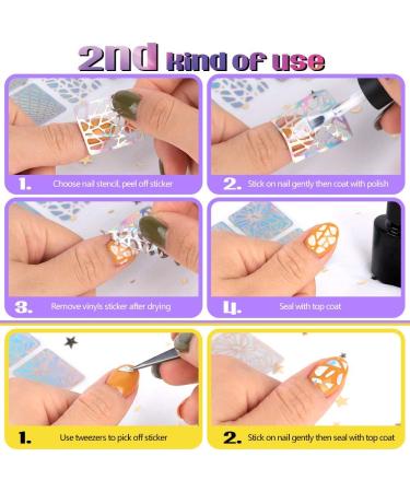 Teenitor Professional Nail Art Painting Kit - 15 Stencils, 15 Brushes, 5 Dotting Tools - Nail Pen Designer Set with Stickers for UV Gel Nail Art Beginners - Buy Online on SooperMarket.com