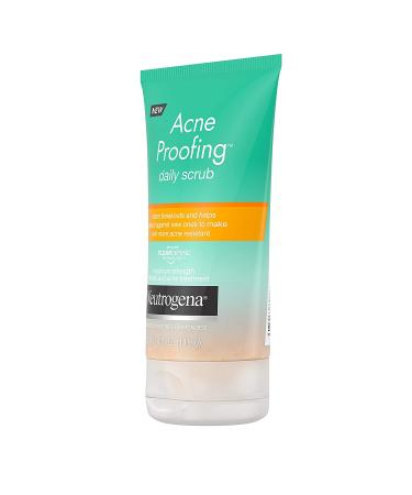 Neutrogena Acne Proofing Daily Facial Scrub - Salicylic Acid Treatment - Exfoliating Face Wash - 4.2 oz - Buy Online on SooperMarket.com