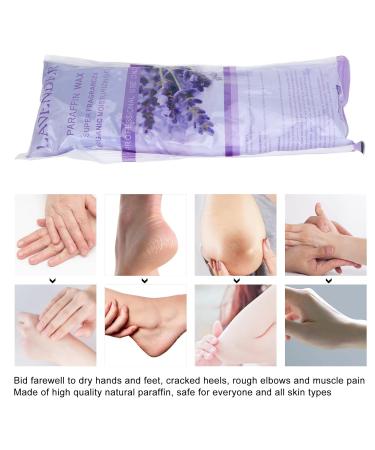 453g Lavender Moisture Paraffin Wax for Spa - Ideal for Dry Skin Relief Beauty Hand & Feet Treatment - Buy Online on SooperMarket.com