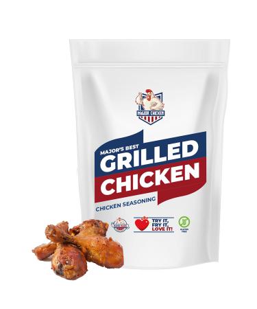 Major -Chicken - Best Grilled Chicken Spice Panade/Chicken Marinade 140g - for golden brown crispy and great seasoning whole chicken as if from the chicken car without frying!Grilled chicken 140 g (1 Pack)