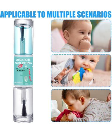 Teksome No Bite Nail Polish | 10ml Anti-Biting Nail Polish | Mild and Safe Nail Biting Stop Tool for Children Adults Teenagers of All Ages - Buy Online on SooperMarket.com