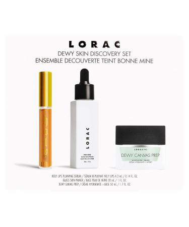 LORAC Dewy Skin Discover Set: Makeup Primer, Plumping Gloss, Face Moisturizer for Ultimate Hydration - Buy Online on SooperMarket.com