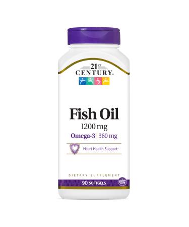 21st Century Fish Oil 1200 mg 90 Softgels