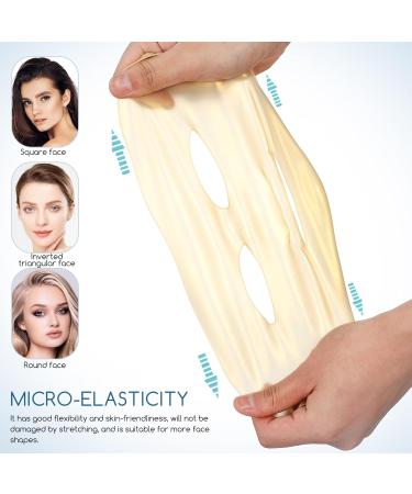 FRCOLOR Silicone Face Masks - Reusable Moisturizing Mask Sheet for Skincare | 3 Pcs Beauty Tool for Women & Girls - Buy Online on SooperMarket.com