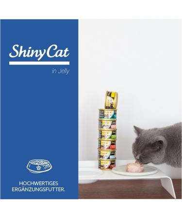 GimCat ShinyCat in Jelly Tuna - Premium Wet Cat Food with Fish & Taurine - 24 Cans (24 x 70g) - International Shipping - Buy Online on SooperMarket.com