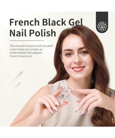 Saviland Nail Stamper Kit with Gel Polish - Easy to Use French Manicure Nail Art Set - Buy Online on SooperMarket.com