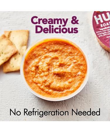 Veggicopia Creamy Roasted Red Pepper Hummus 2.5 oz Dip Cup Singles (Pack of 24) | High Protein, Shelf-Stable Snack | Vegan, Gluten-Free, Non-Dairy | Michelin Star Chef Crafted, All-Natural - Buy Online on SooperMarket.com