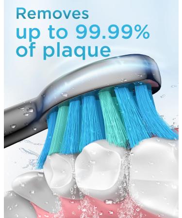 PHYLIAN Sonic Electric Toothbrush for Adults - 5 Modes - Fast Charge - Smart Timer - Black - Buy Online on SooperMarket.com