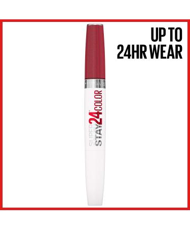 Maybelline Super Stay 24-Hour Liquid Lipstick & Lip Balm Set - City Ablaze - 2-Pack (930) - Buy Online on SooperMarket.com