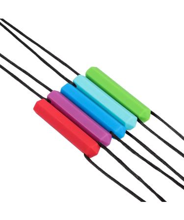 IQYU Kau-Edelstein Silicone Tooth Trailer Necklace for Kids - Sensory Molar Novelty - Multicolor One Size - Buy Online on SooperMarket.com