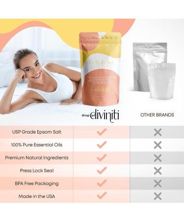 Sitz Bath Salt for Hemorrhoids & Postpartum Care - Organic Epsom Salt Soak | Made in USA - 10oz by DiviniTi - Buy Online on SooperMarket.com