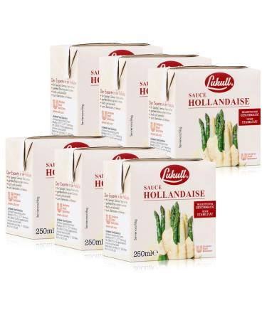Lukull Sauce Hollandaise 250ml - For asparagus vegetables meat & fish (pack of 6)