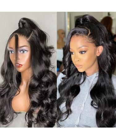 26 HD Brazilian Virgin Human Hair Body Wave Lace Front Wig 180% Density for Black Women - Buy Online on SooperMarket.com