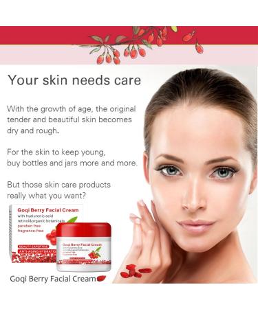 100g Berry Face Cream Go-Ji Berry Facial Cream Face Moisturizer Go-Ji Cream Anti Wrinkle Cream Anti Aging Face Cream Face Cream for Women Face Moisturiser Moisturizing Revitalizing Cream - Buy Online on SooperMarket.com