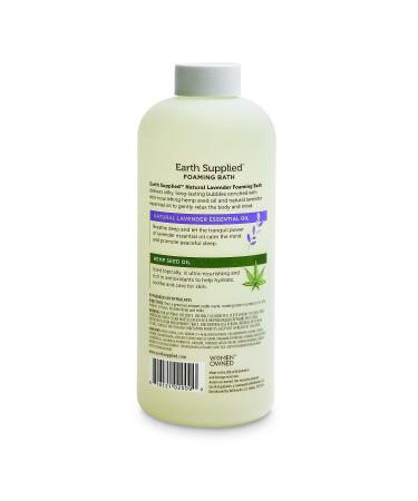 Earth Supplied Lavender Foam Bath 34 OZ - Relax and Unwind with Natural Ingredients - Buy Online on SooperMarket.com