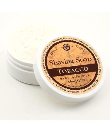 WSP Rustic Shaving Soap (Tobacco) - Handcrafted Vegan Formula Made in America - Buy Online on SooperMarket.com