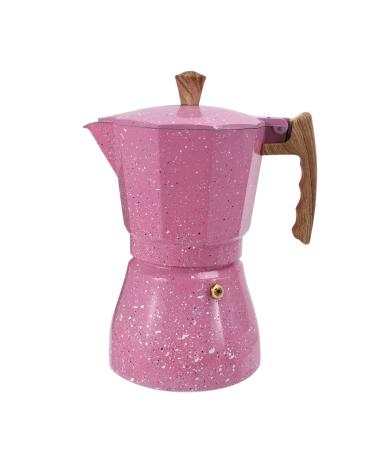 Latte Mocha Coffee Italian Moka Espresso Cafeteira Percolator Pot Field Coffee 300 ml Pink